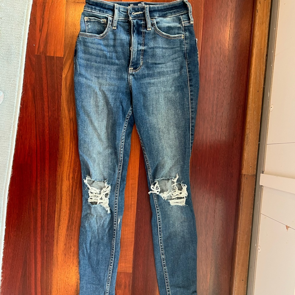 HOLLISTER JEANS TRIO!!